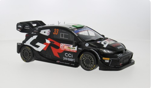 Toyota GR Yaris Rally1 Hybrid WRC No.33 Rally Japan 2024 Evans/Martin - 1:18